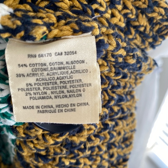 NWOT | Anthropologie | Maeve | Harmony Knit Cardigan | Botton Down | Striped | M - Picture 7 of 10